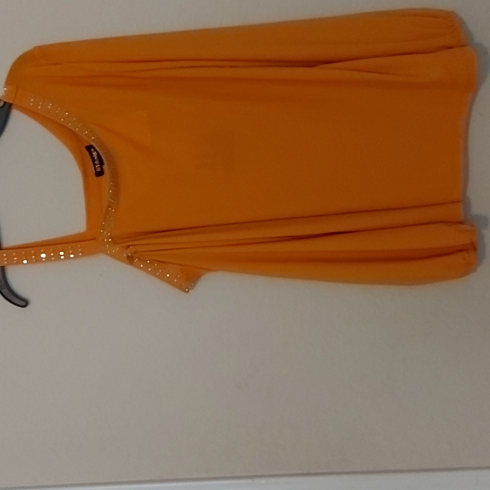 Women's yellow long sleeves top